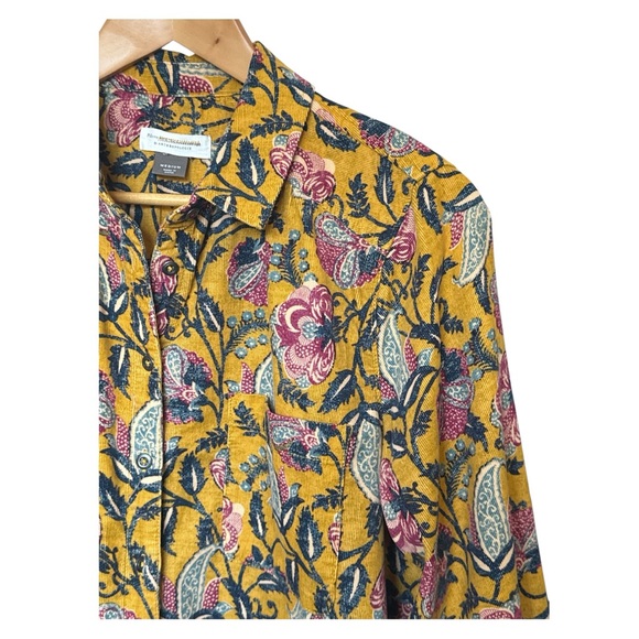 Anthropologie Pilcro Sigourney Corduroy Top  MEDIUM - Picture 4 of 12